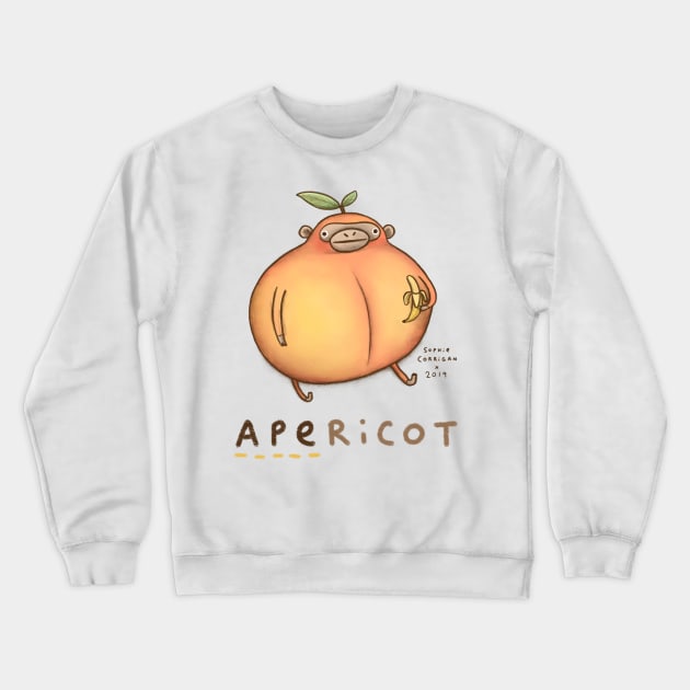 Apericot Crewneck Sweatshirt by Sophie Corrigan